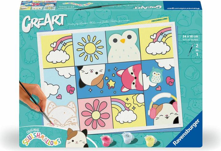 Actual product image Ravensburger CreArt - Painting by numbers 23727 - Squishmallows - from 12 years