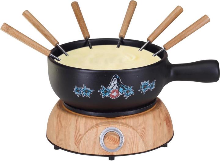 Produktbild Nouvel Elektro Käsefondue-Set "Valais Wood" (Käsefondue)