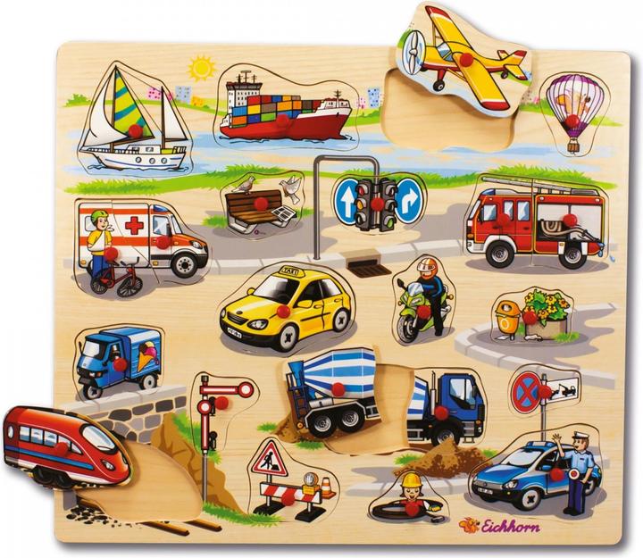 Produktbild Eichhorn Steckpuzzle (23 Teile)
