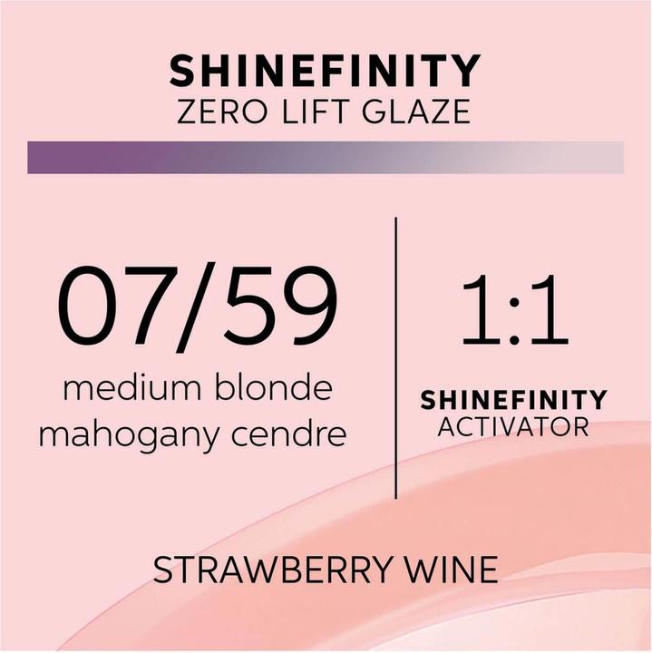 Produktbild Wella Shinefinity (07, 59 - Strawberry Wine)