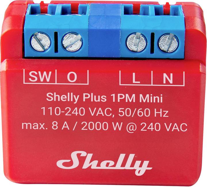 Actual product image Shelly Plus 1PM Mini (Switch actuator)