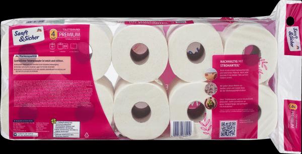 Immagine prodotto dm Sanft&Sicher Carta igienica Premium a 4 veli (10x200 fogli) (10 x)