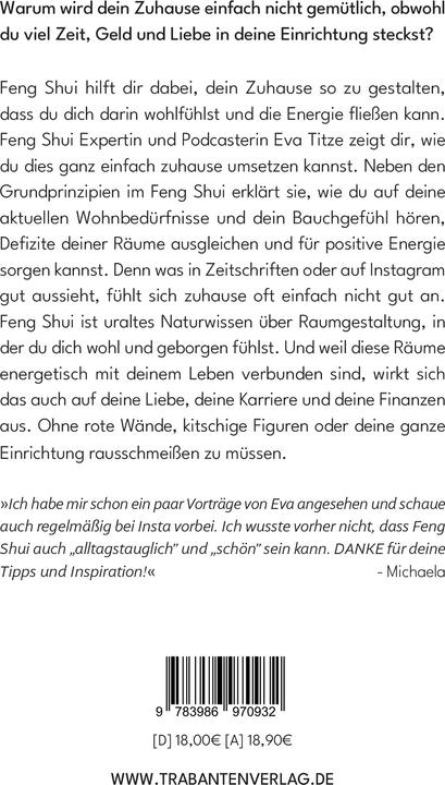 Produktbild Dein Einstieg in modernes Feng Shui (Deutsch, Eva Titze, 2024)