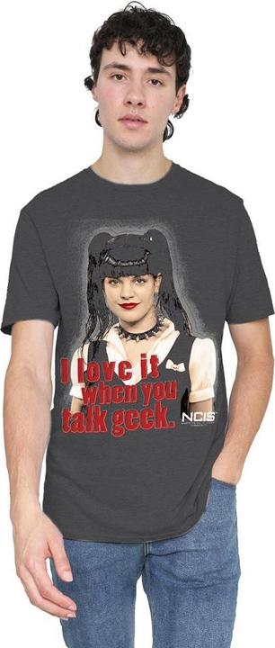 Actual product image Ncis Unisex Adult Geek Talk T-Shirt (M)