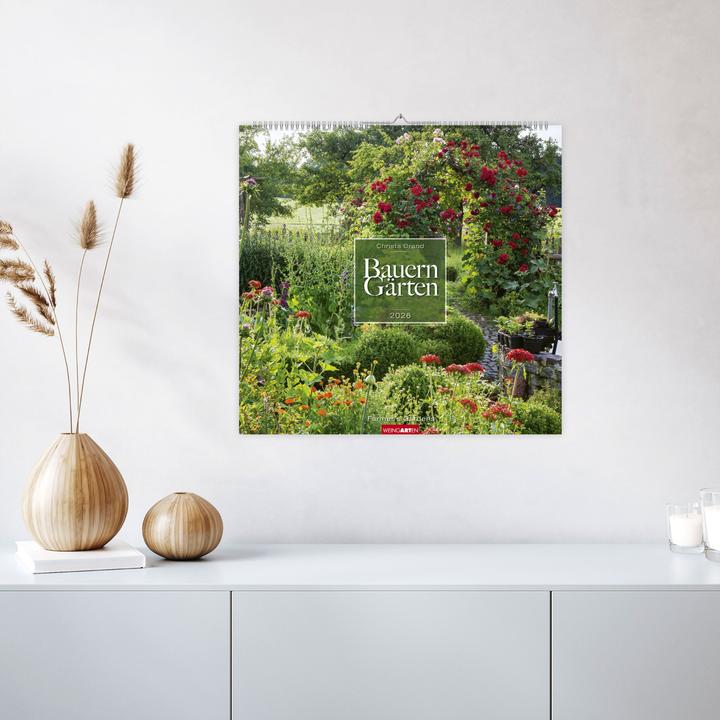 Actual product image Bauerngärten Kalender 2026 (48 x 46 cm, English, German)