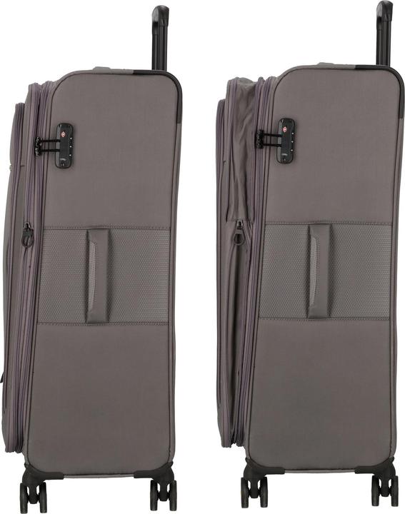 Image du produit D&N Travel Line 9704 4 roues Trolley L 78 cm avec soufflet extensible (107 l, L (90 - 115l))