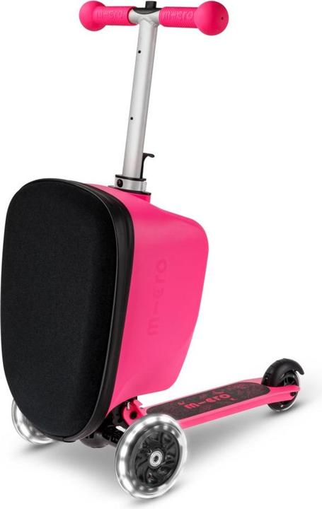 Micro Kickboard Luggage Junior Patch & Play Pink