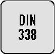 Image du produit Ruko Foret hélicoïdal DIN 338-N. HSS-G TiN.Ø 10.00 x 133.0 (10 mm)