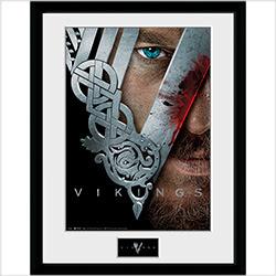 Produktbild GB Eye Framed Poster Vikings : Keyart (30 x 40 cm)