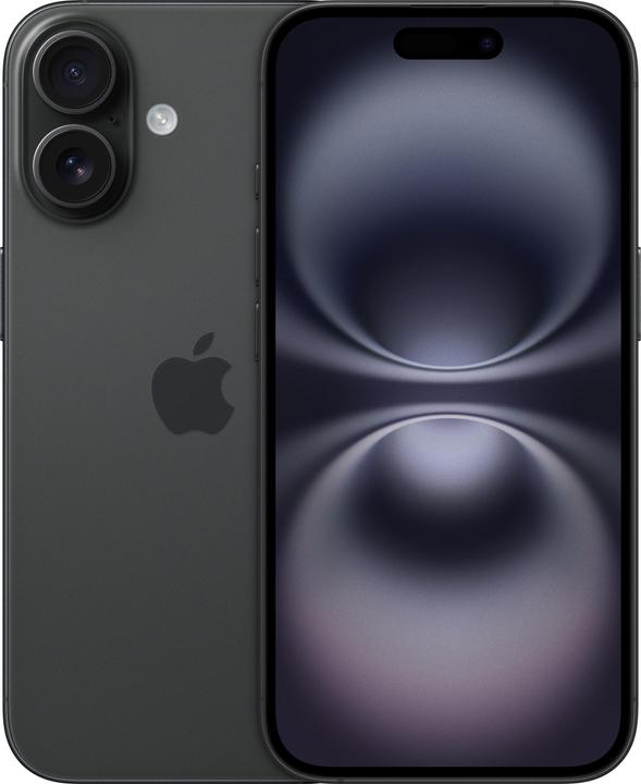 Apple iPhone 16 (256 GB, Black, 6.10", SIM + eSIM, 48 Mpx, 5G)