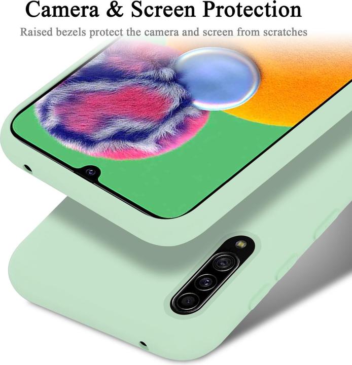 Produktbild Cadorabo TPU Liquid Silicone Case Hülle für Samsung Galaxy A90 5G (Samsung Galaxy A90 5G)