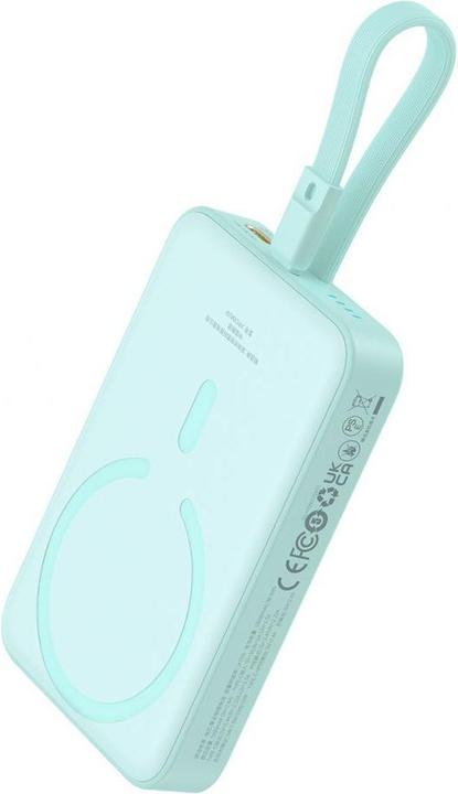 Produktbild Baseus Powerbank Magnetic Mini 10000mAh 20W MagSafe (mint) (10000 mAh, 20 W, 38.50 Wh)