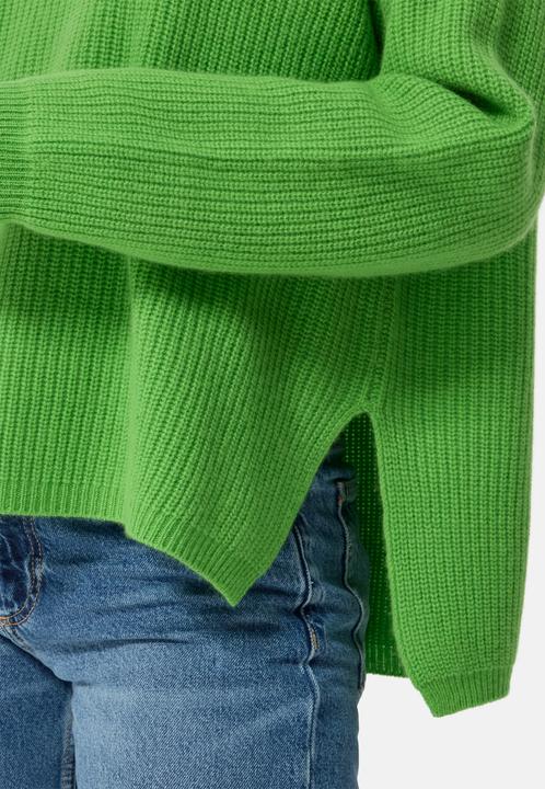 Actual product image Cash-Mere Wolle Kaschmir Oversize Style Rollkragen Pullover (L)