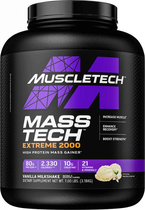 Immagine prodotto Muscle Tech MuscleTech Mass Tech Extreme 2000 (Frullato alla vaniglia, 1 pz., 2720 g)