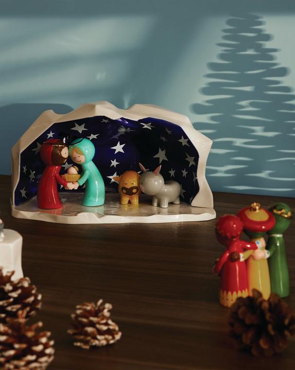 Image du produit Alessi Happy Eternity Baby Cochon porte-bonheur décoré à la main
