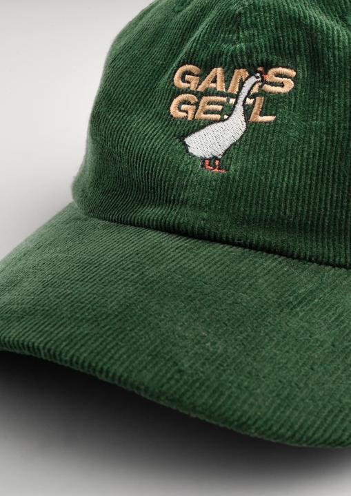 Produktbild Plakativ «Gans Geil» Corduroy Cap Olive
