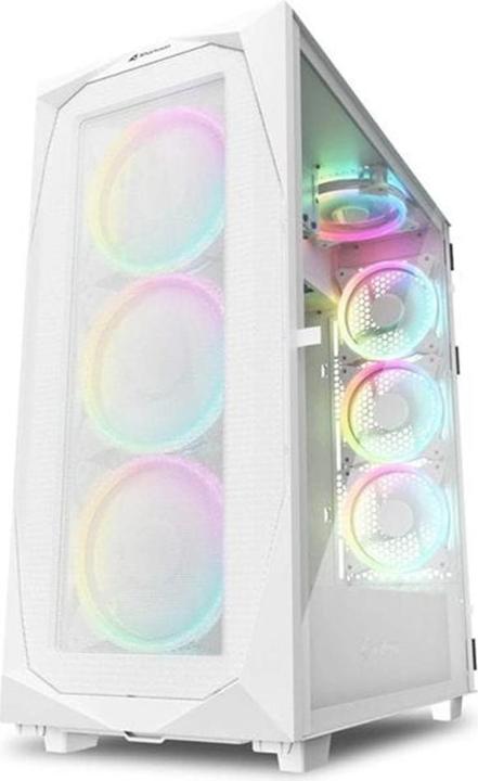 Immagine prodotto Sharkoon REV300 RGB Bianco (E-ATX, mATX, Mini-ITX, ATX)
