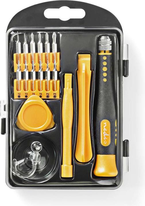 Image du produit Nedis Phone/tablet repair set | 17-in-1 | PC / Smartphone / Tablette (17 pièces)