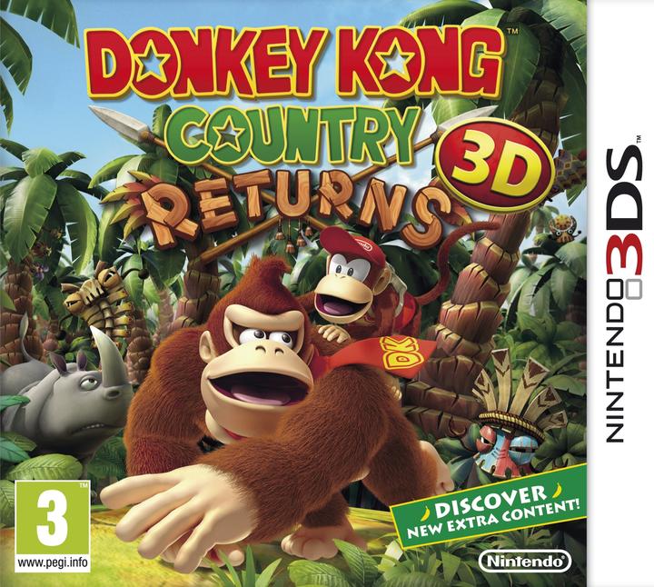 Nintendo Donkey Kong Country Returns 3D (Select) (3DS, EN)
