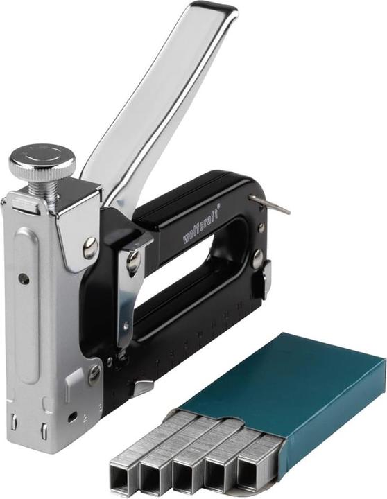 Actual product image wolfcraft Tacocraft 7 Hand Stapler Set, 1001 pcs.