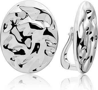 Immagine prodotto Sparkling Jewels Sparkling - Oval silver earrings EAS26