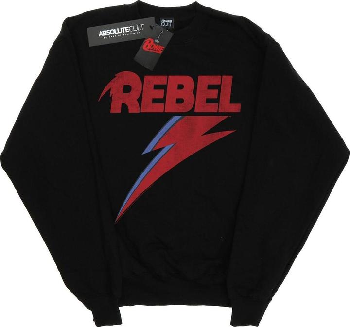 Immagine prodotto David Bowie Distressed Rebel Felpa Donna (L)