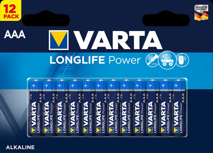 Produktbild Varta Longlife Power (12 Stk., AAA, 1260 mAh)