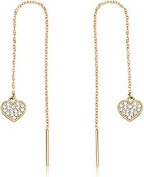 Immagine prodotto Sagapo S'Agapµ - Orecchini moda placcati oro Cuori Aurora SAR53