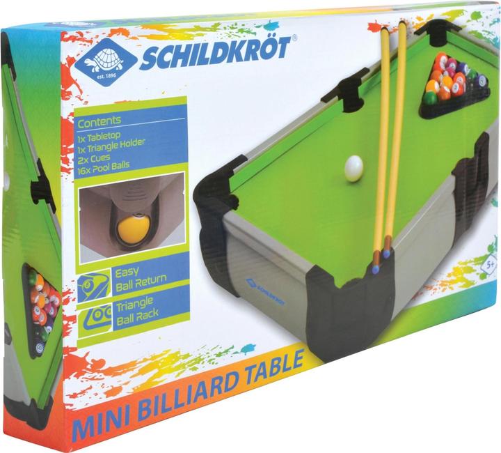 Actual product image Schildkröt Family game mini billiards table