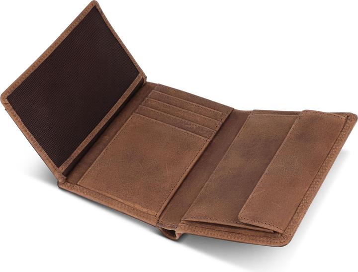 Produktbild Redolz Leather Essentials Geldbörse RFID Schutz Leder 9.5 cm