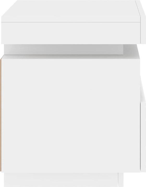 Actual product image VidaXL Bedside cabinet with LED lights (39 x 40 x 48.5 cm)