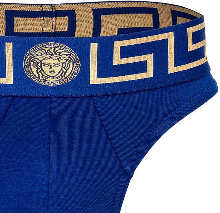 Actual product image Versace Underpants Thong Jersey Topeka Bi-Stretch Cotton Organic New Logo (M, Single pack)