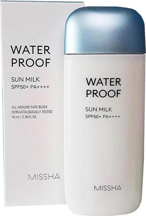 Produktbild Missha All-Around safe block Waterproof Sun milk (Sonnenmilch, Sonnencreme, SPF 50, 70 ml)