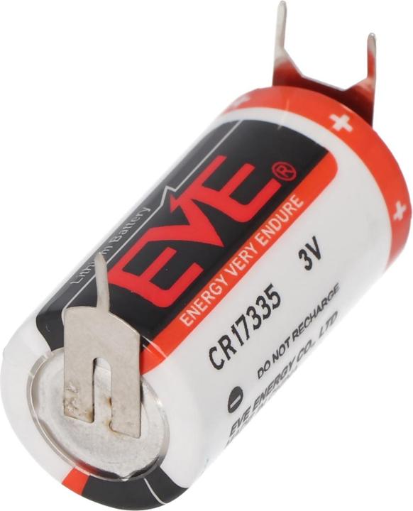 Image du produit Eve Pile CR17335, 2/3A avec contacts imprimés ++/- 7,6mm (1 pcs, 1550 mAh)