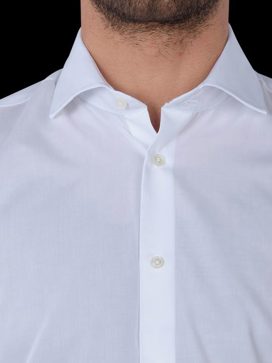 Produktbild The Basics Hemd Modern Fit Hai bügelleicht white (37)