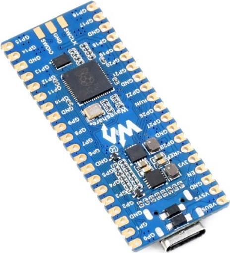 Actual product image WaveShare RP2040-LCD Raspberry Pi Pico based MCU with LCD screen
