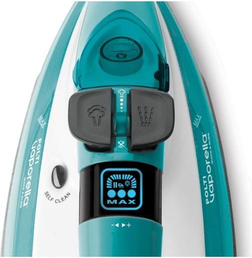 Immagine prodotto Polti Ferro da stiro PLEU0252 Vaporella Quick & Slide QS210 Ferro da stiro a vapore, 2400 W, Capacità (2400 W, 40 g/min)