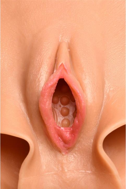 Actual product image Master Series Pussy Panties - Silicone Vagina and Ass Panties - S