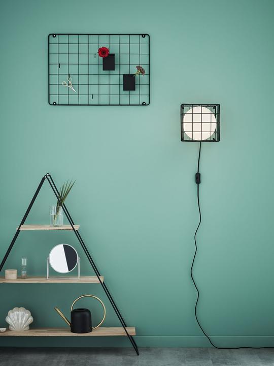 Actual product image Markslöjd MARKSLOJD Cage Wall / Table Lamp Black (E14)