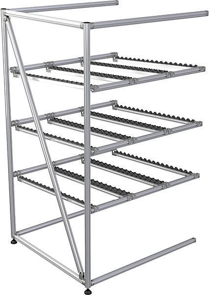 Image du produit kaiserkraft Étagère en profilé d'aluminium EASY FLOW (200 kg)