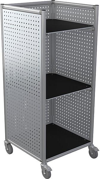 Immagine prodotto kaiserkraft Profilo in alluminio TOWER Carrello a ripiani (500 kg)