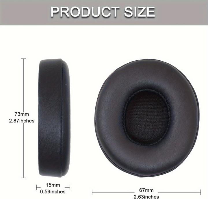 Produktbild PhoneLook Ersatz-Ohrpolster für Beats Solo 2 / 3 Kopfhörer (2er Set) Weiss