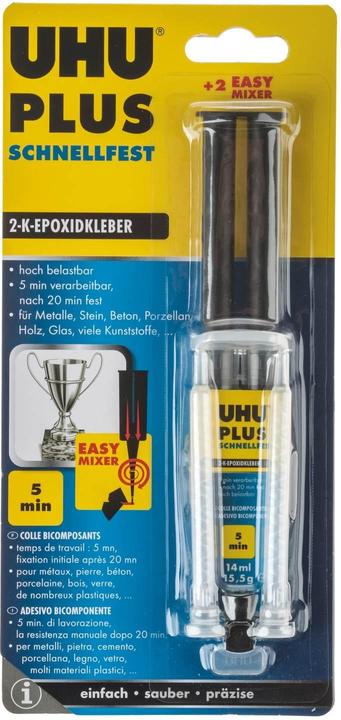 Produktbild UHU 2-Komponenten Epoxidharzklebstoff (15.50 g, 14 ml)