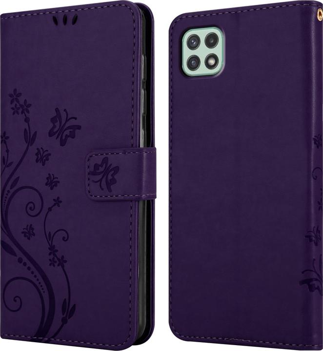 Actual product image Cadorabo Flower Book cover (Samsung Galaxy A22 5G)