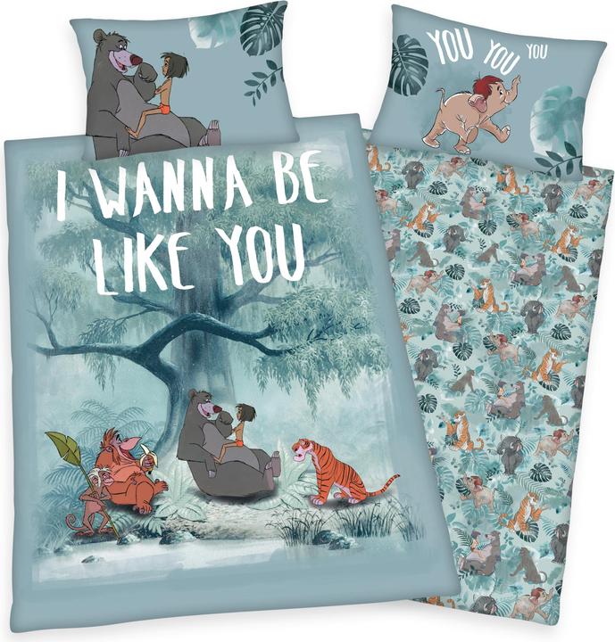 Actual product image Herding Jungle Book (Bedding set, 160 x 210 cm, 65 x 100 cm)