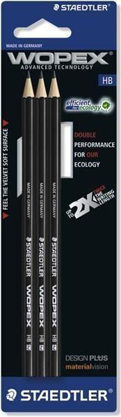Actual product image Staedtler WOPEX HB blister 3 pcs (3 x)