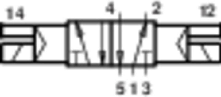 Produktbild Norgren Mechanischbetätigtes Pneumatik-Ventil V60A511A-A313L 24 V/DC Gehäusemat