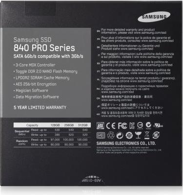 Produktbild Samsung 840 Pro Basic (256 GB, 2.5")