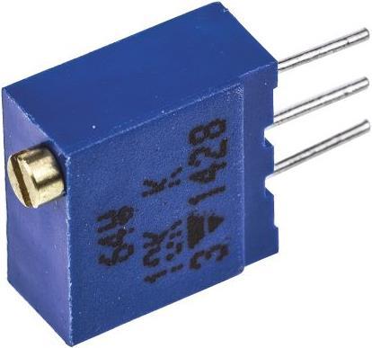 Actual product image Vishay 64W top adj cermet trimmer,10K 10mm