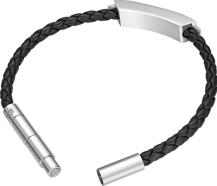 Immagine prodotto Police Bracciale Gripcord (19 cm, Cuoio, Acciaio inossidabile)